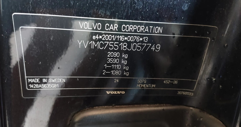 Volvo C70 cena 18200 przebieg: 262000, rok produkcji 2009 z Gryfino małe 191